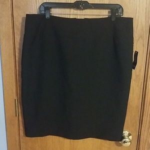 Black pencil skirt